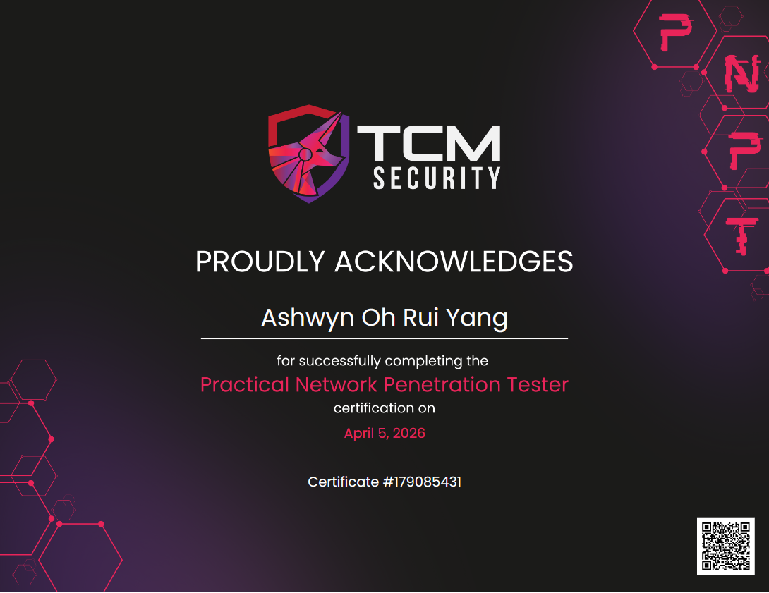 Finally got the cert!